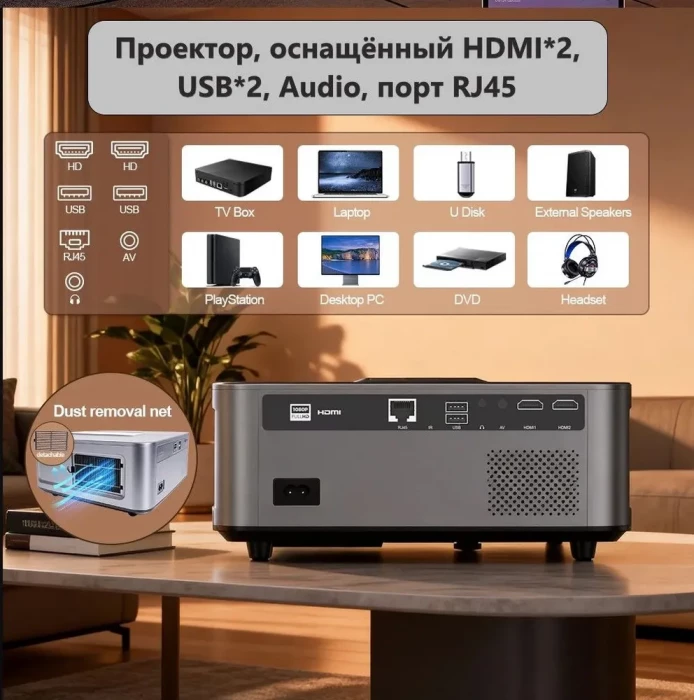 Мультимедийный проектор Thundeal TD98 mini