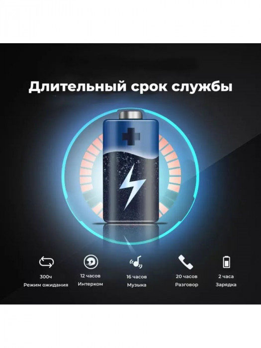 Мотогарнитура для шлема Fodsports M1-S Air, Bluetooth, шумоподавление, 2 райдера, до 1000 м 1